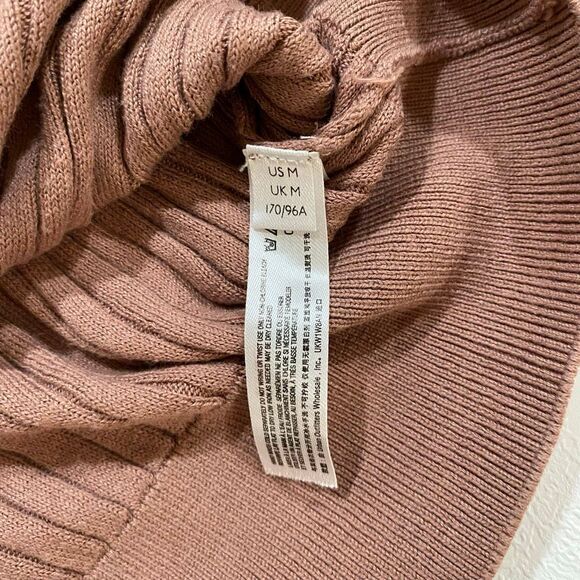 Free People Intimately Ribbed Knit Button Vest Tank Top Brown Size M - Picture 4 of 6